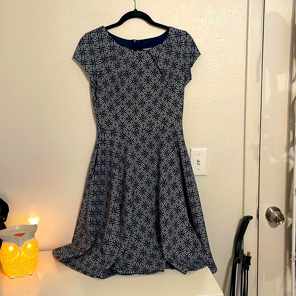 Stylish Modest Blue Dress